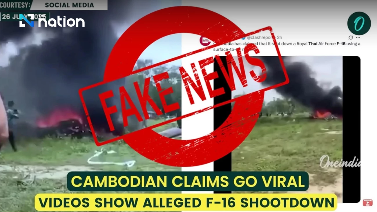 AU Thailand Bantah Klaim Kamboja yang Telah Tembak Jatuh F-16 Thailand